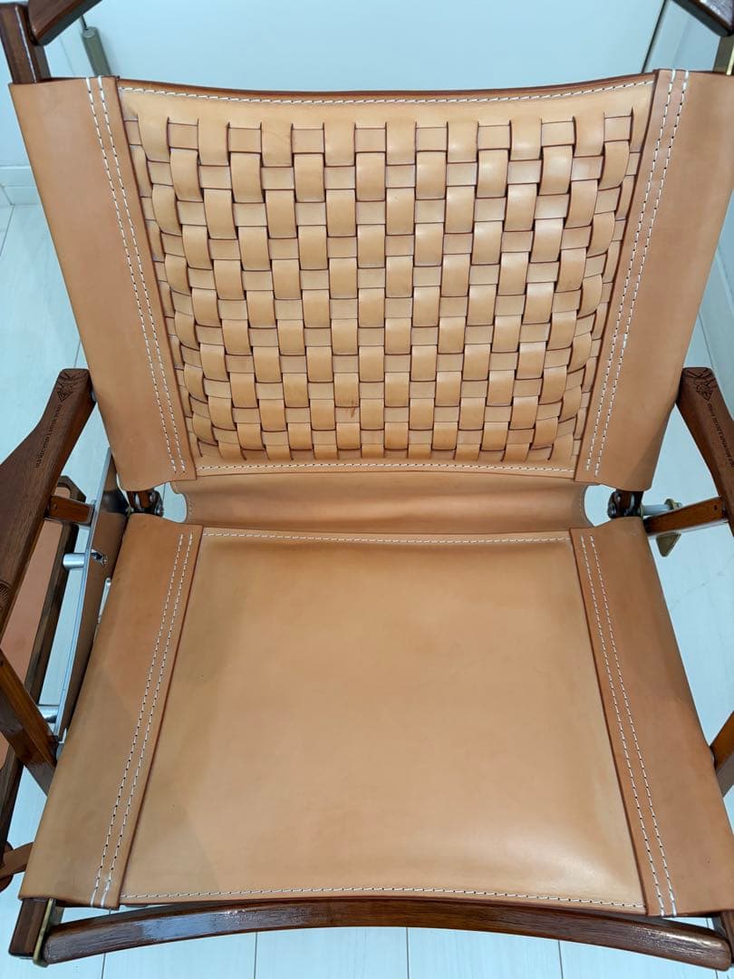 カーミットチェア　ウォールナット　ピノワークスレザー　フルカスタム