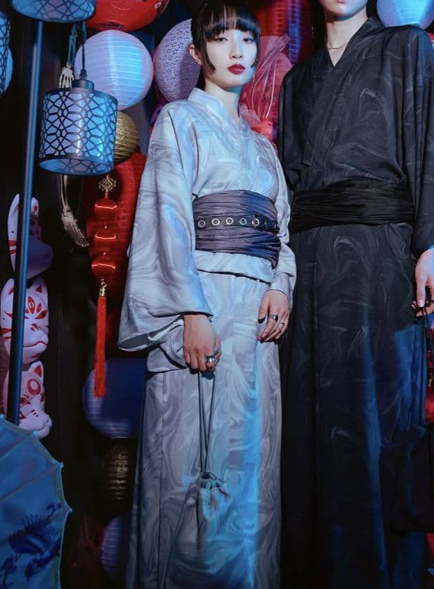 廃盤カラーアソート浴衣3点セットEllnoLoset ユニセックス モード 浴衣