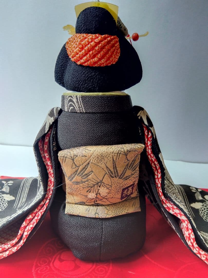千風様ご確認用　創作人形　お福さん　留袖　ちりめん細工 縁起物