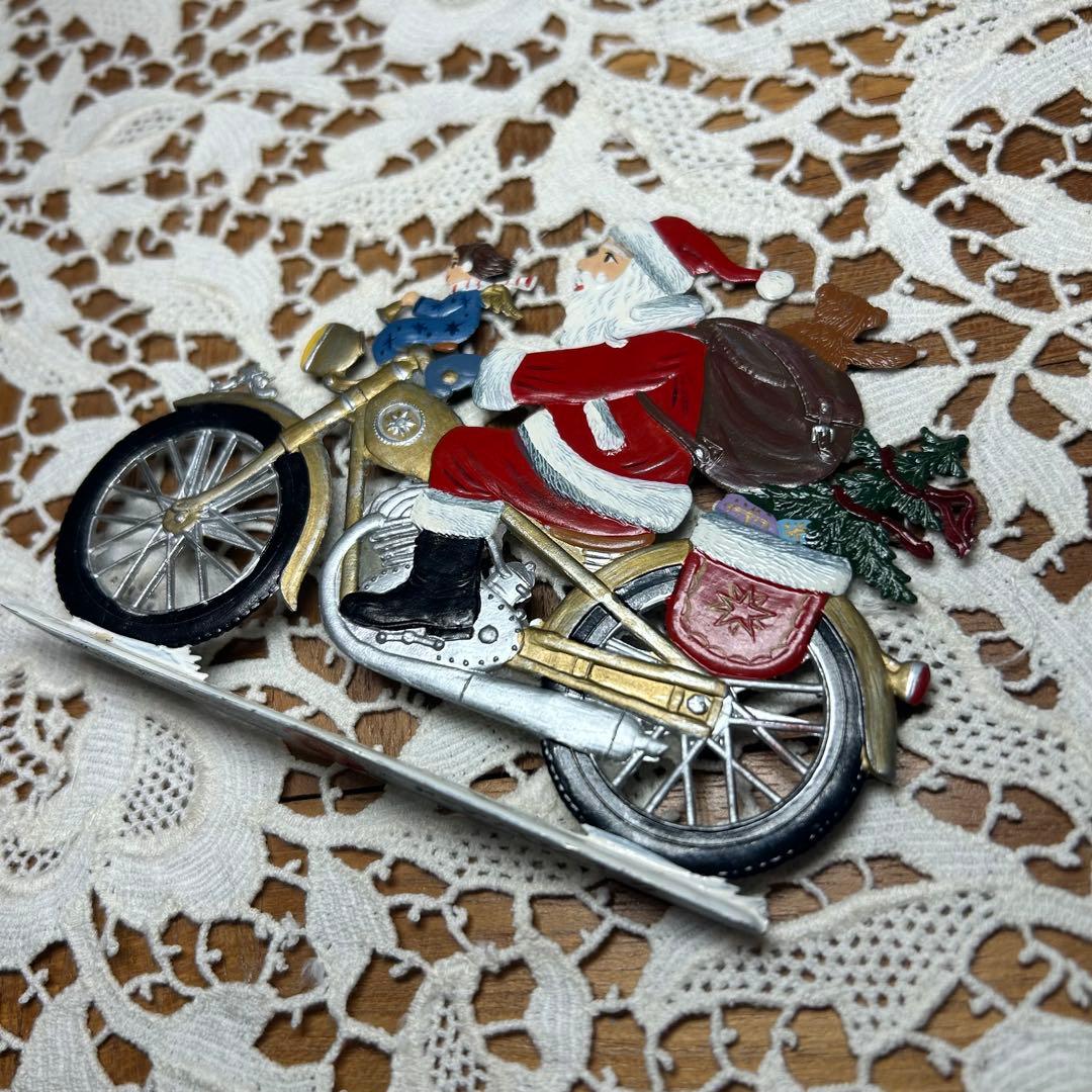 ドイツ　ウィルヘルム　シュヴァイツァー サンタクロース　サンタ　置物　錫