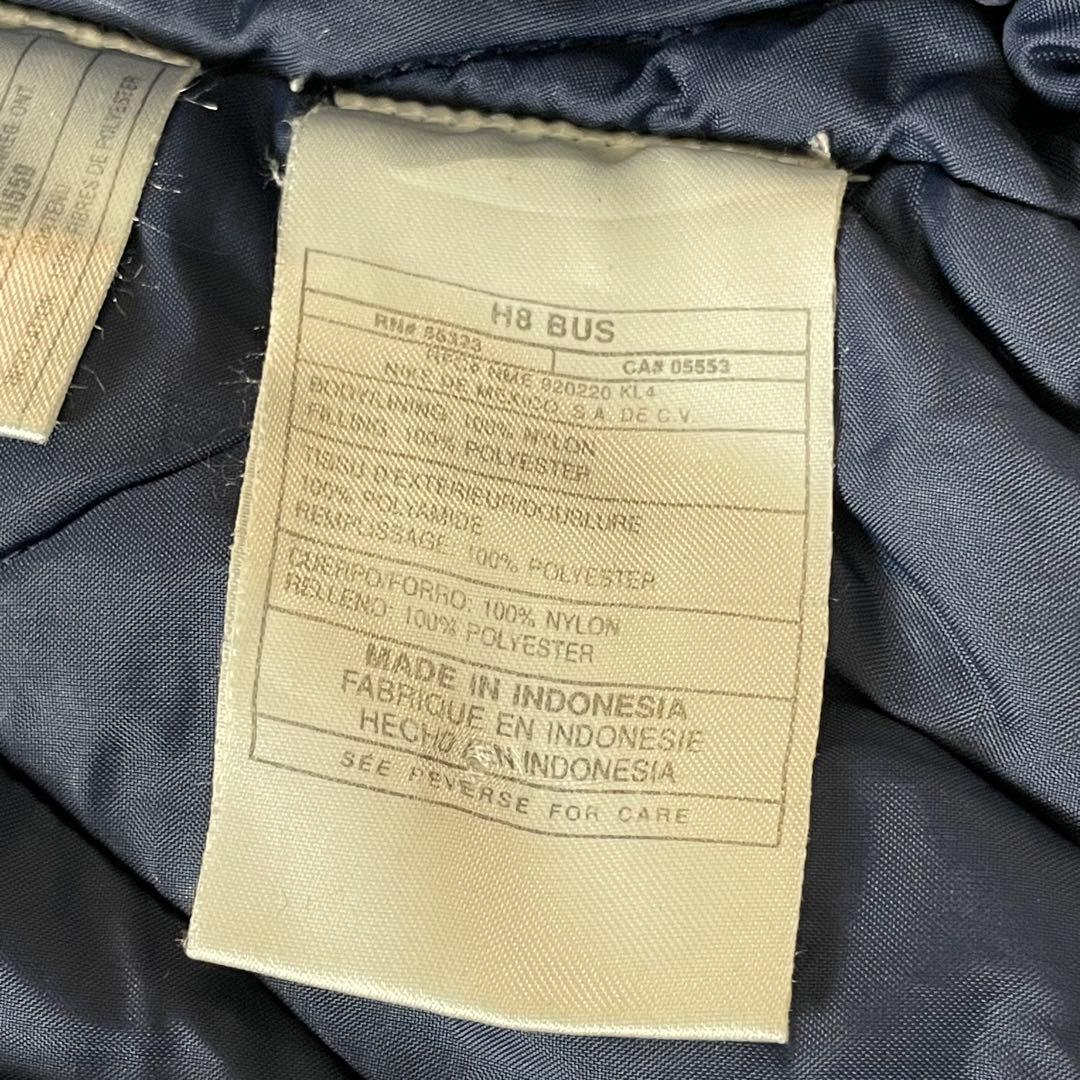 90-00s Nike ナイキ オールド 中綿 ナイロンジャケット ネイビーM