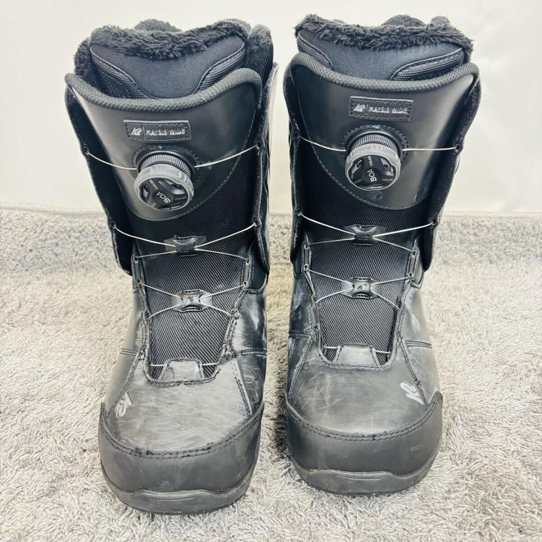 ケーツー メイシス ワイド スノーボードブーツ ダブルボア 26.5センチ