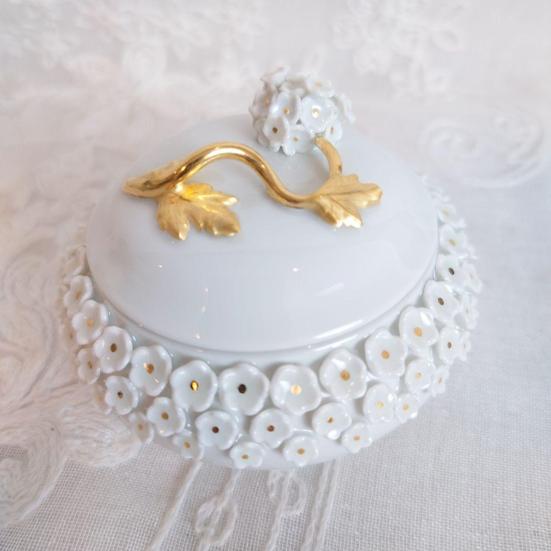 Meissen　スノーボール　ボンボニエール　ボックス