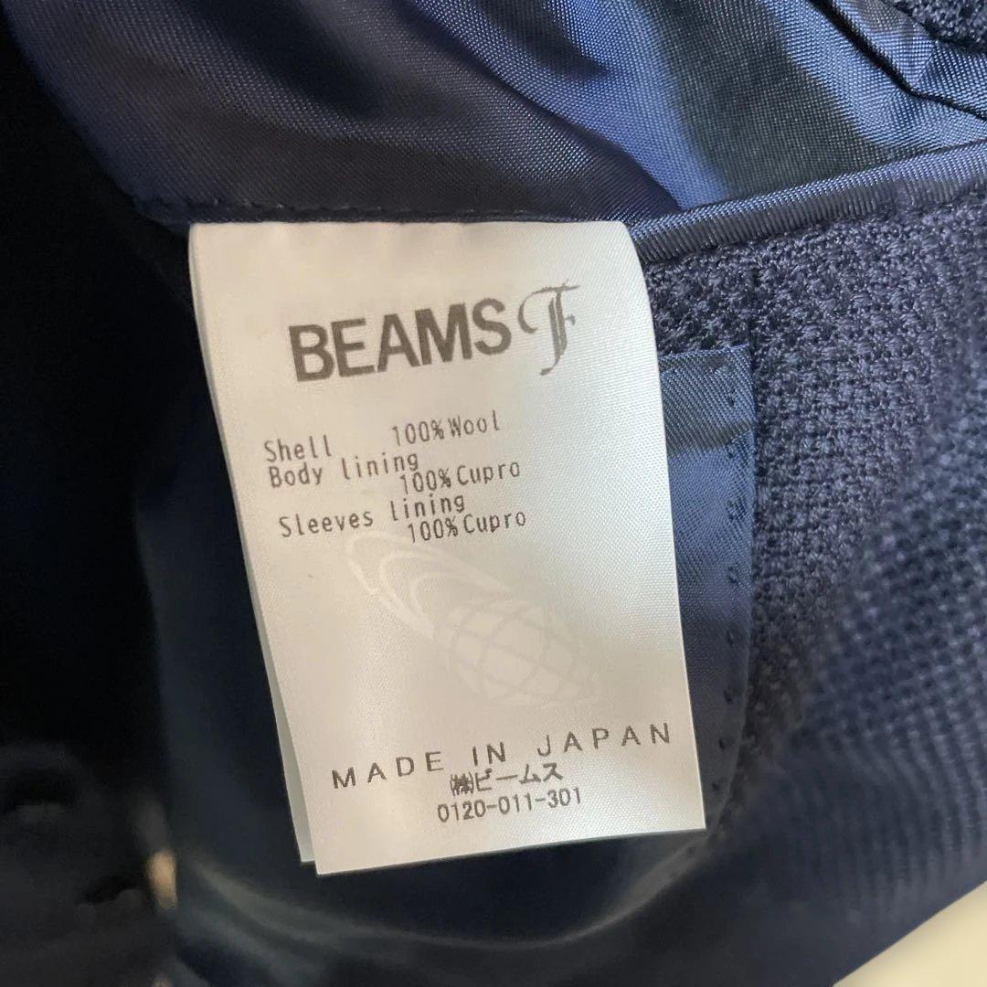 BEAMS F ネイビージャケット パッチポケット サイズ46 美品