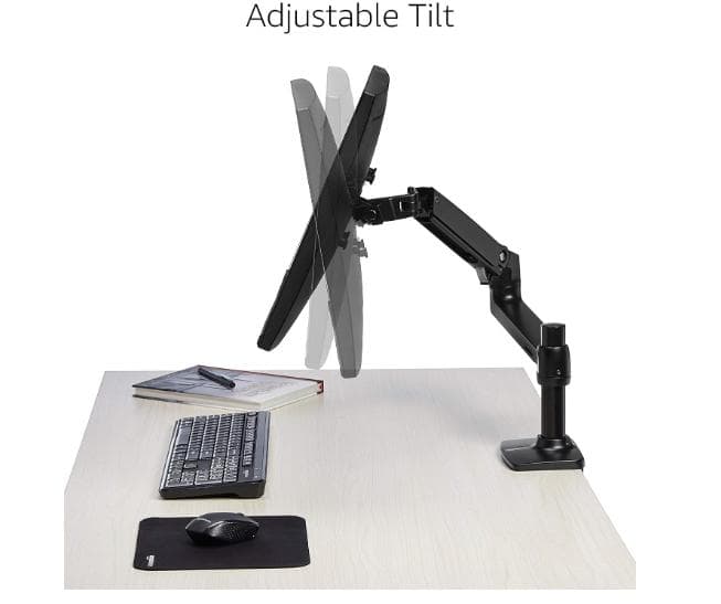 モニターアームamazonベーシック+プロテクター