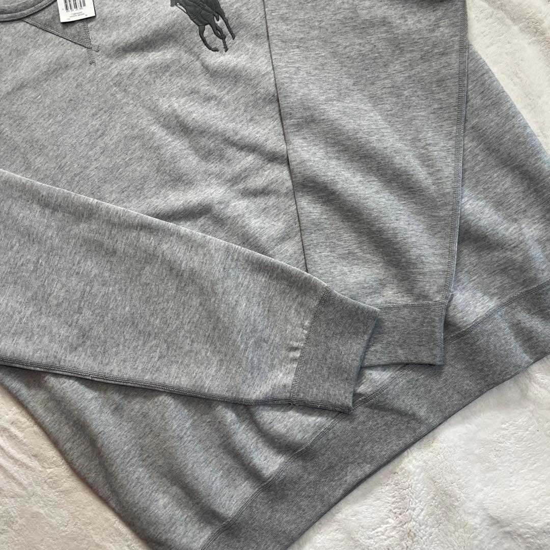 ラルフローレンビックポロトレーナーXL グレー