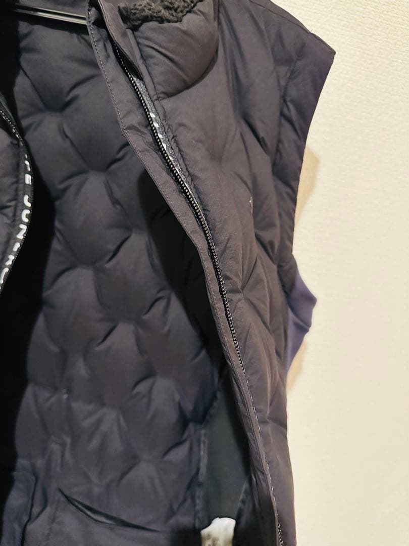 ニッコリ JUN & ROPE ゴルフ ウェア ダウン ワンピース 黒