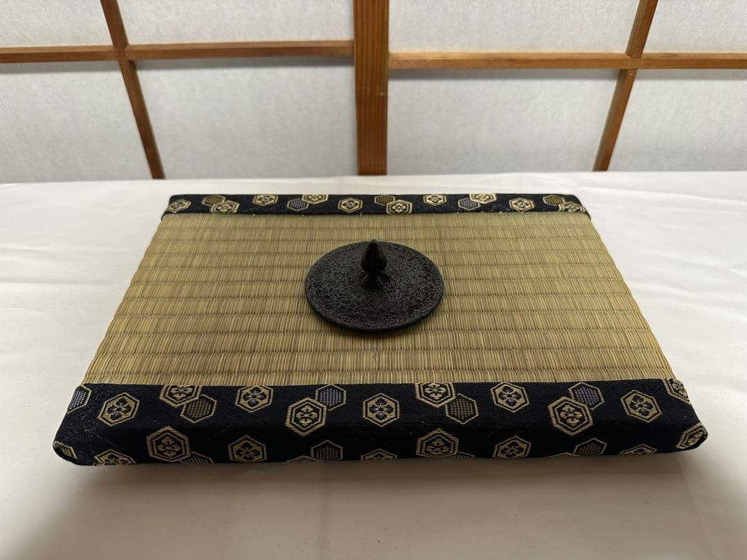 本番盛岡 薫山 南部鉄器 鉄瓶 平丸型 雲龍 1.6リットル 新品未使用品