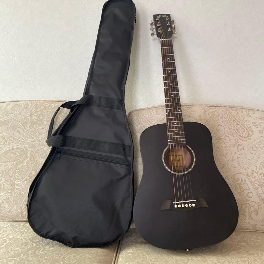 S.Yairi ミニギター　YM-02 ブラック　PU搭載