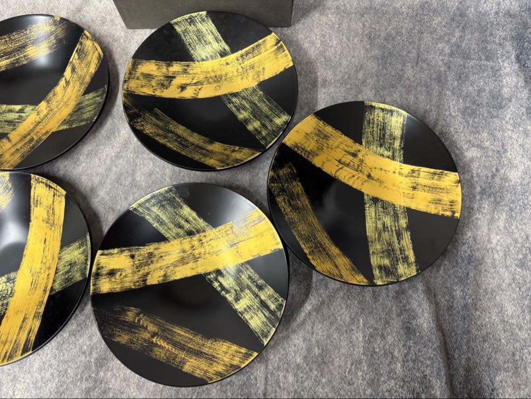 山田平安堂　漆器　サラダボウル　飛龍　大皿