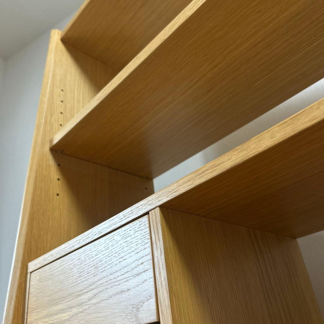 unico ウニコ トールシェルフ SIGNE シグネ　廃盤 本棚 引出付き