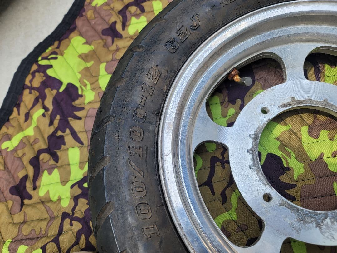 ジャイロX ジャイロキャノピー用 フロントアルミホイール12インチ