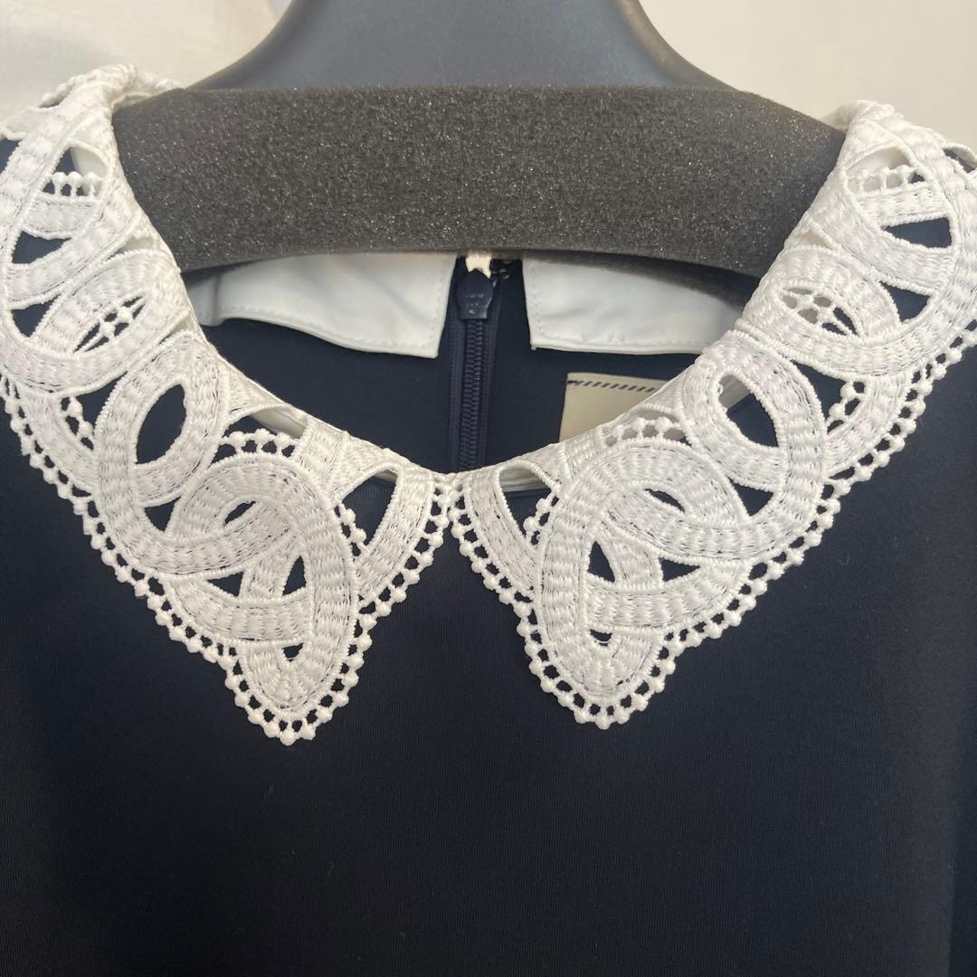 一度着用　ユナイテッドアローズ SPONGY ペプラム ブラウス 36