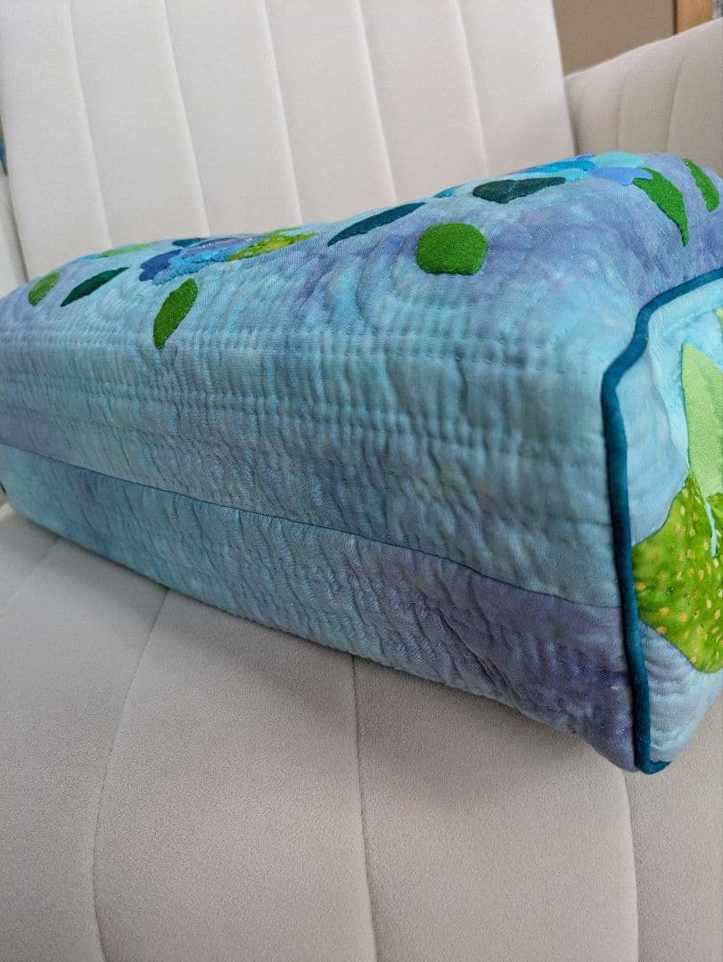 ★ハワイアンキルト薔薇いっぱいの ビッグトートバッグ