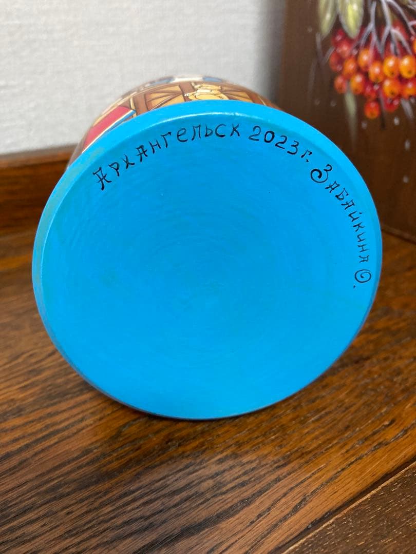 ロシア雑貨☆マトリョーシカ『アイスクリーム』5P オリカ作