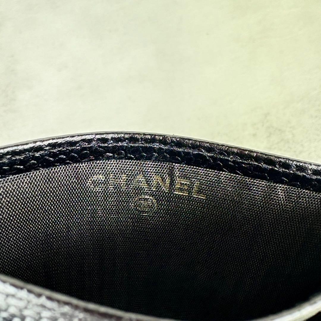 CHANEL シャネル　キャビアスキン　ヴィンテージ　カードケース　デコココ