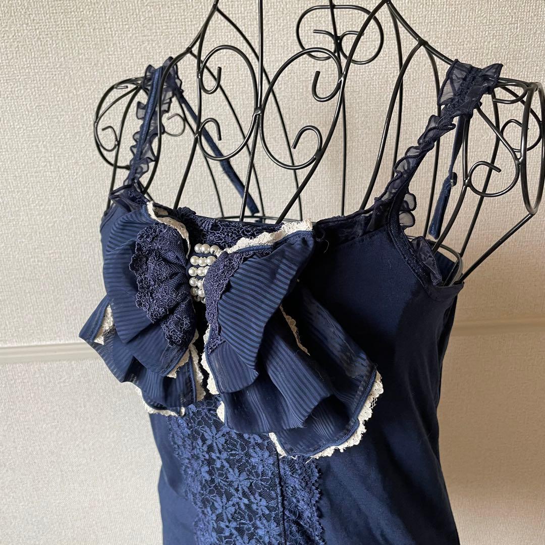 アクシーズファム フェアリーグランジ ビックリボンキャミソール y2k 森ガール