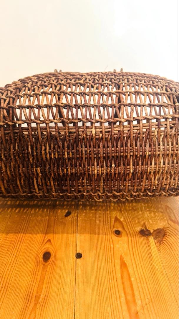 あけび籠　天然素材　国産あけび蔓　丸みのあるナチュラルバッグ　バッグ