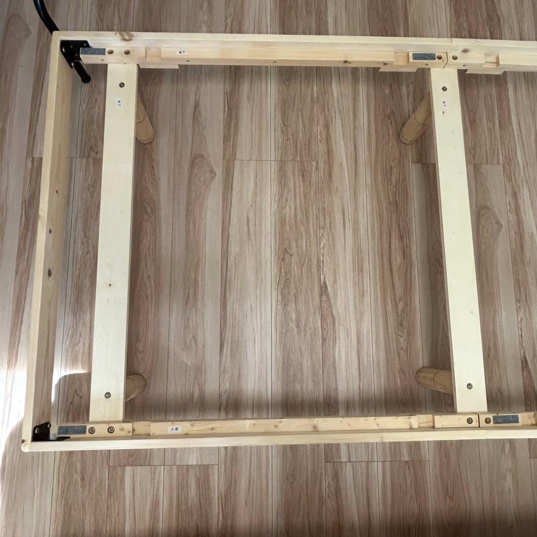 限定価格★【美品】すのこベッド ローベッド 布団干し可！組立簡単！送料込み！