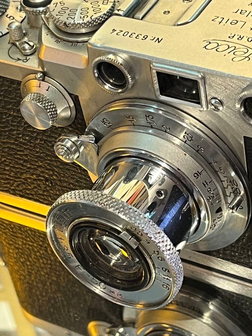 Leica Ⅲf バルナック＋ FED 50mm f3.5沈胴式＋ 革ケース