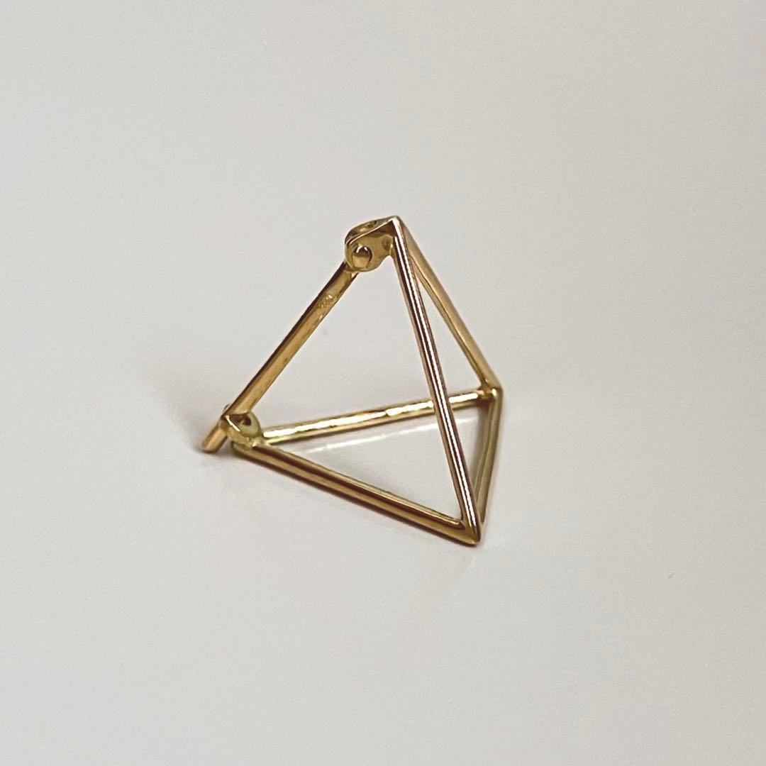 アクセサリー SHIHARA Triangle Pierce 15 18K YG
