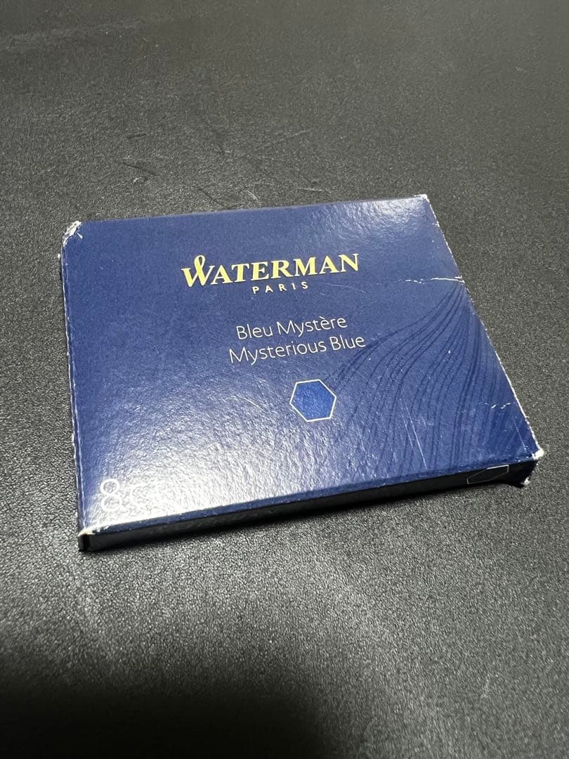 ウォーターマン　カレン・デラックス 万年筆 F 細字　ブルーST 2166343