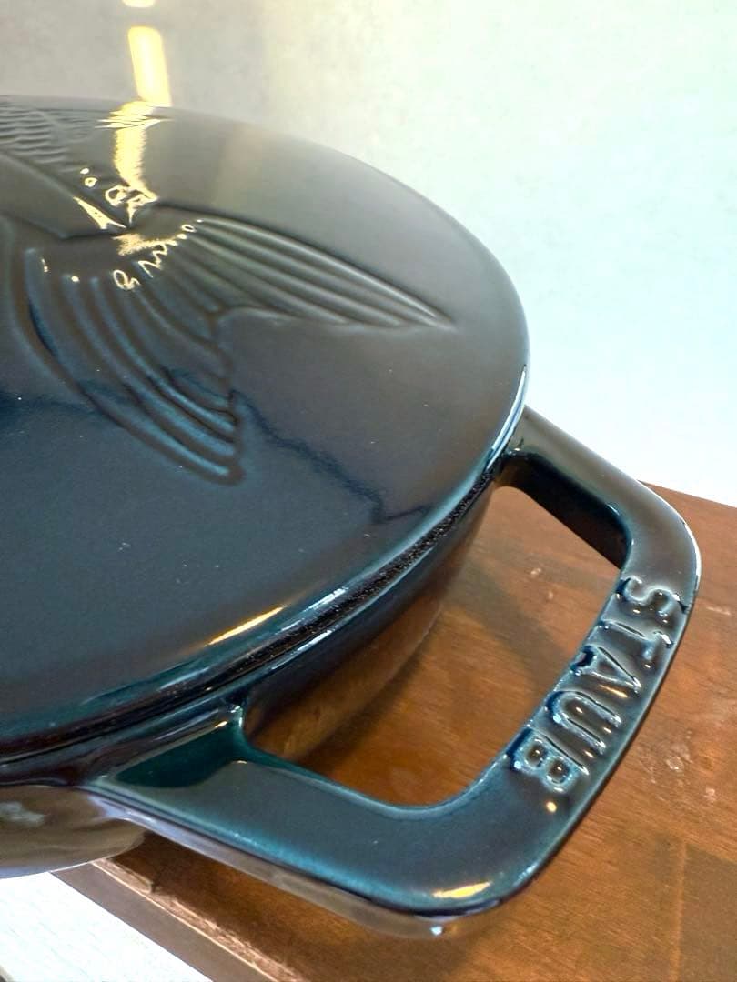 ストウブSTAUB新品未使用ラメールフィッシュオーバルホットプレート生涯保証付