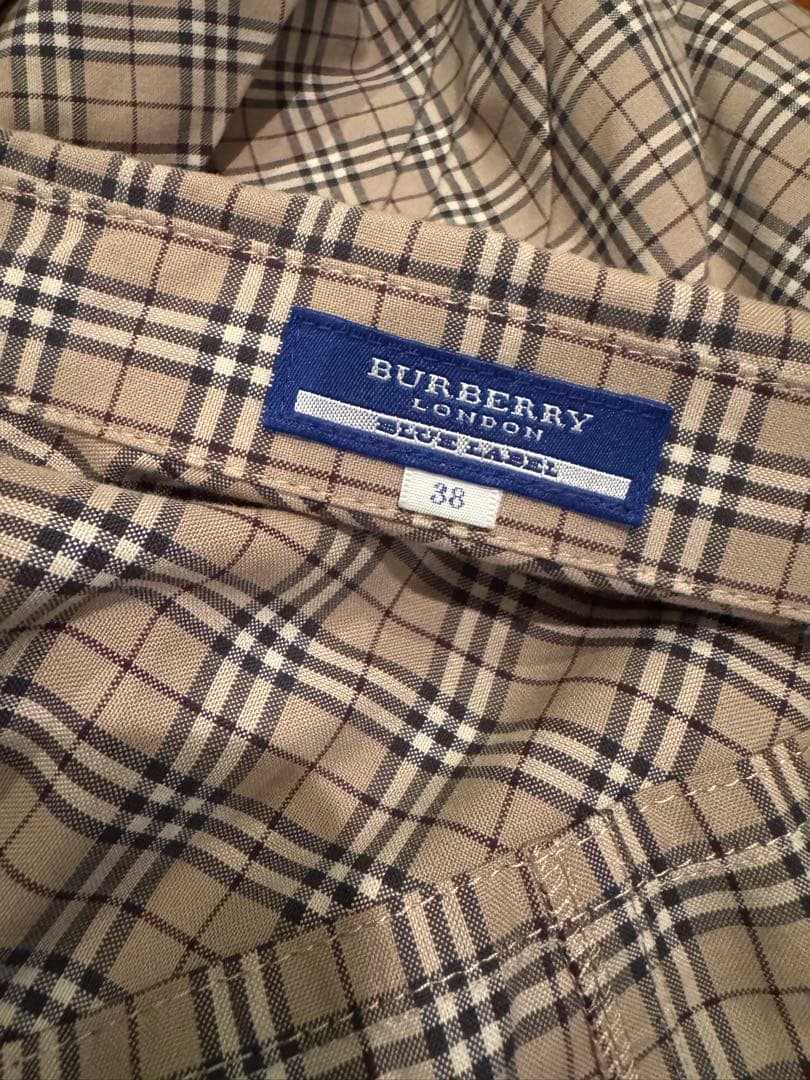 【レア】バーバリー　シャツワンピース　膝丈　ノバチェック　2WAY✨