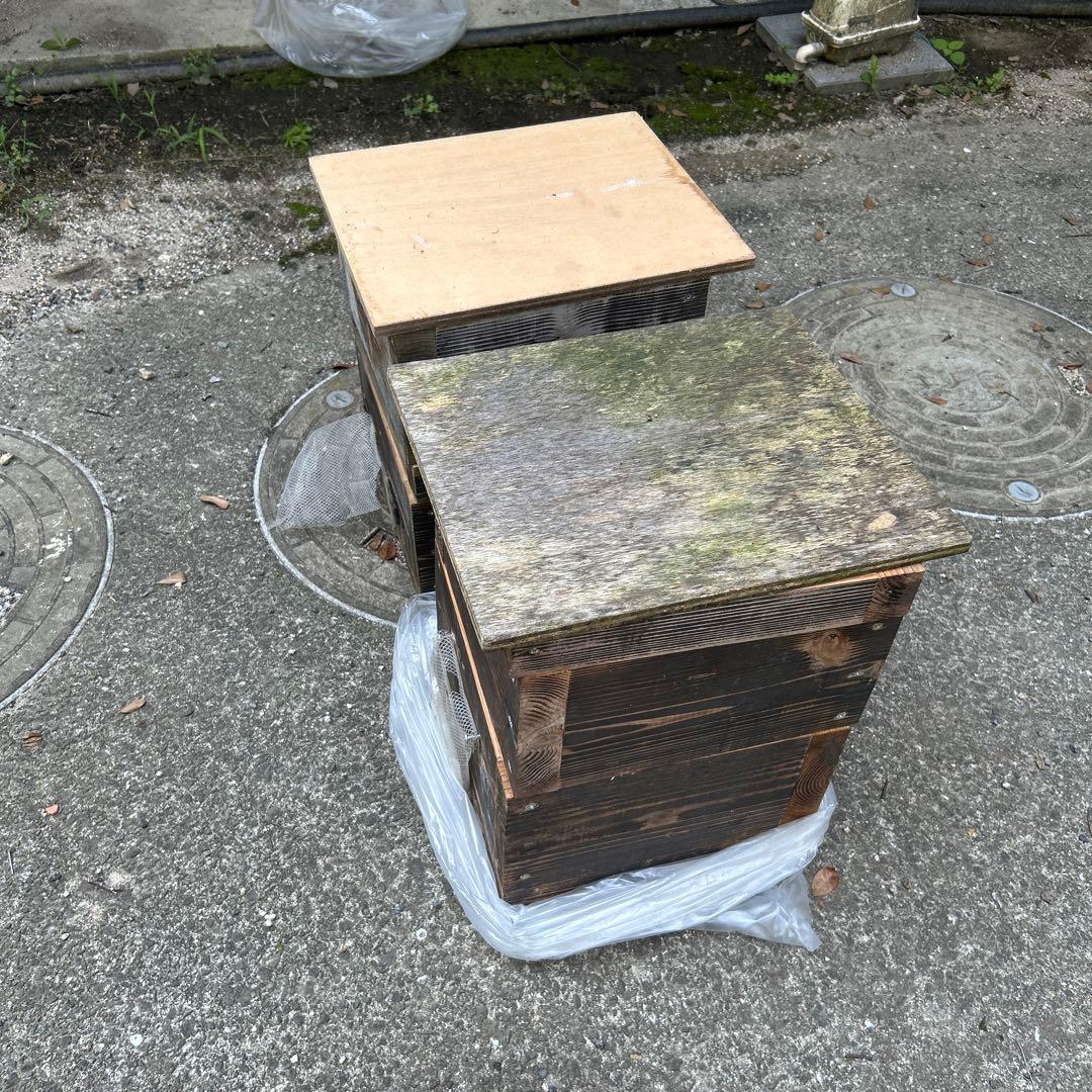 ニホンミツバチ重箱式 巣箱　蜜蜂巣箱　重箱式在庫2