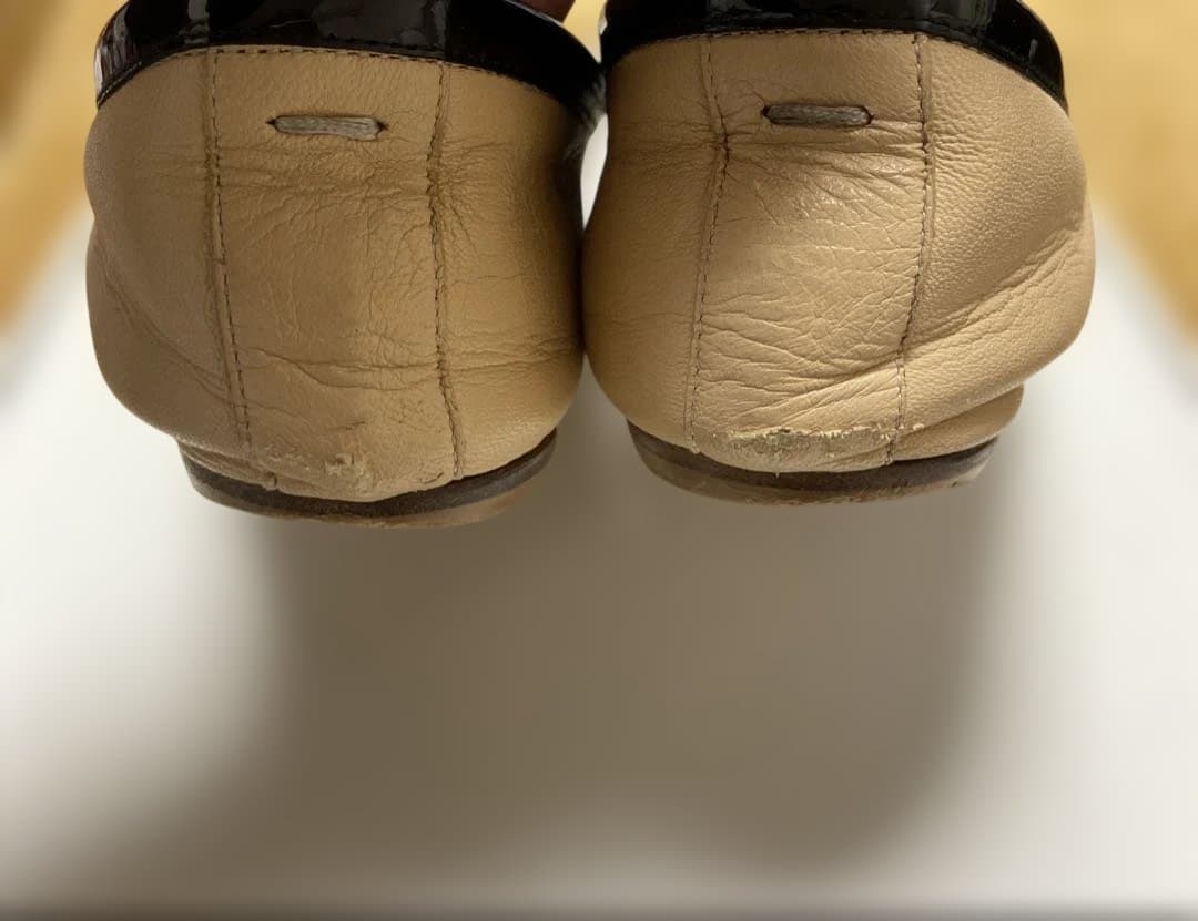 マルジェラ36足袋シューズtabiフラット