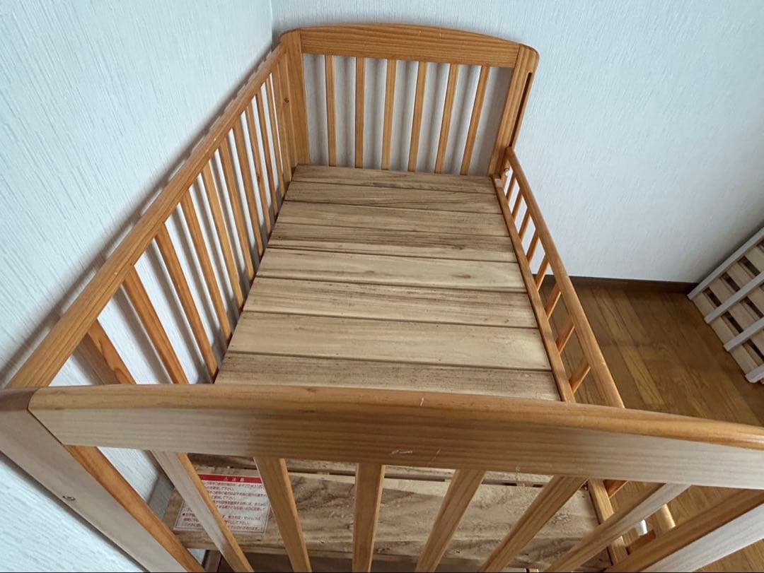 【直接引き取り福岡市】KATOJI ベビーベッド ハイタイプ 標準サイズ