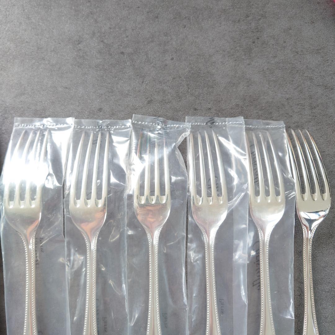 美品 クリストフル パール デザートナイフ デザートフォーク 未開封含む 12点