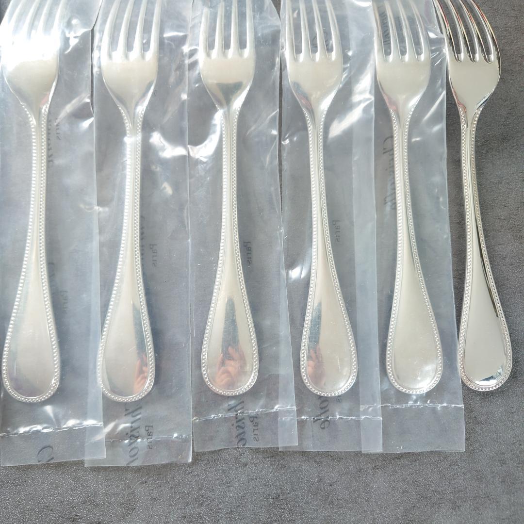美品 クリストフル パール デザートナイフ デザートフォーク 未開封含む 12点
