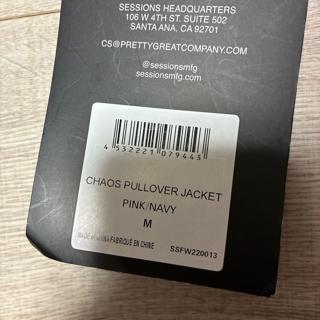 未使用 SESSIONS セッションズ スノーボードウェアアノラックジャケットM