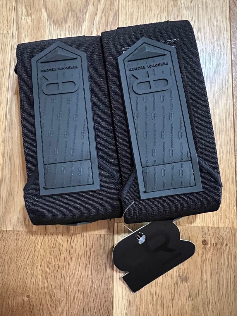 パーソナルレコード　PR　エルボーラップ　オールブラック色　トレーニング　筋トレ