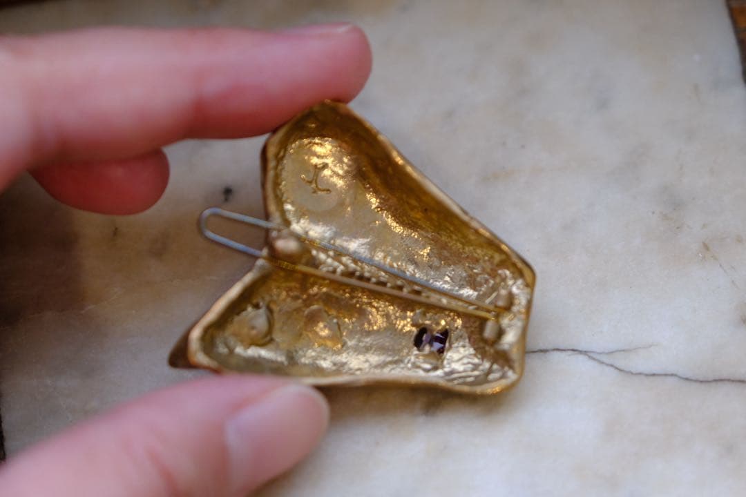 プリュイ一点ものヘアクリップ