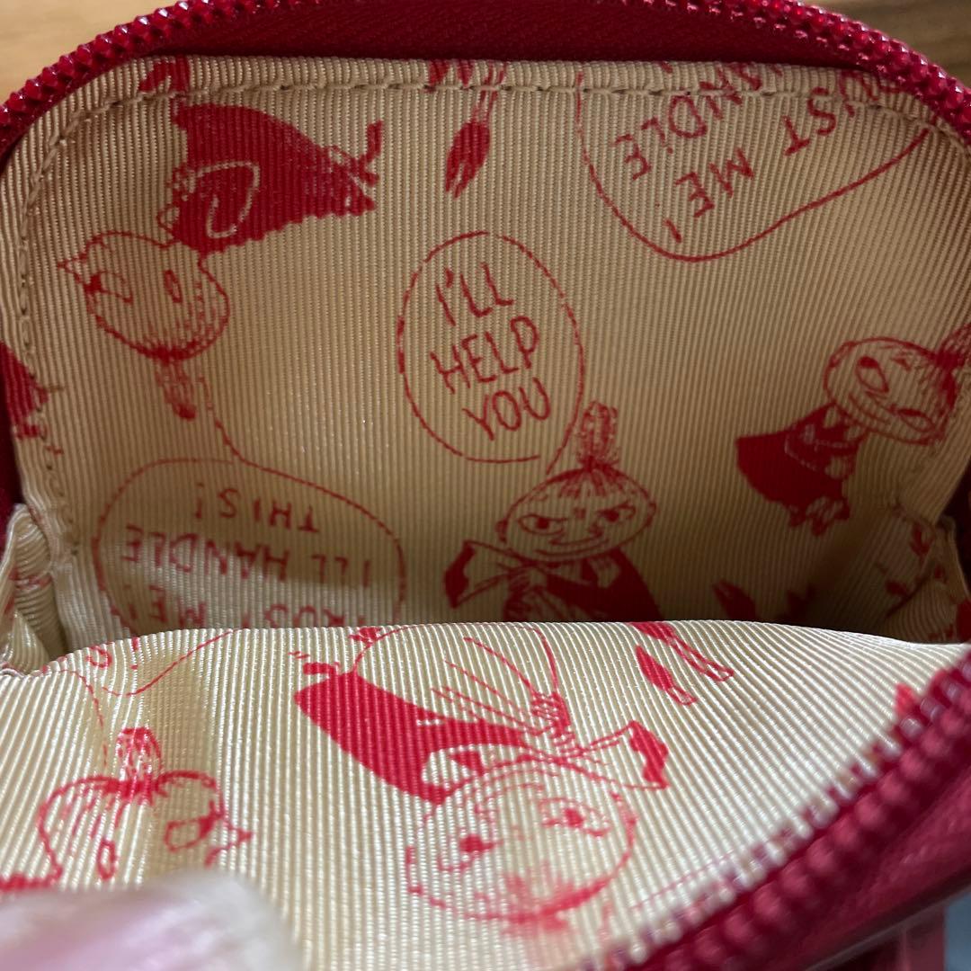 [未使用級] リトルミィ ラム革 スマホポシェット スマホショルダーバッグ