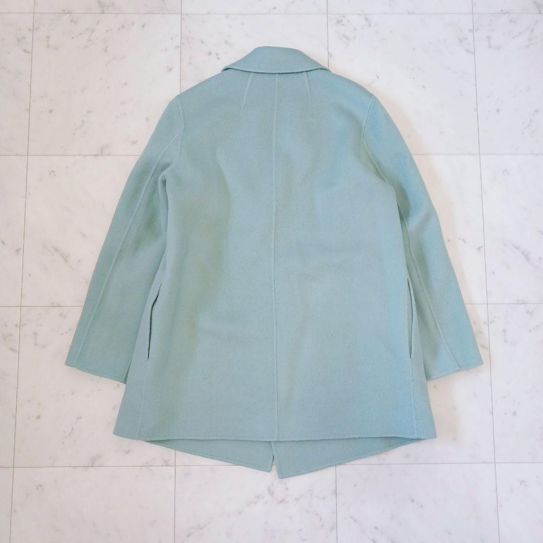 現行 未使用 22AW セオリー カシミヤ混 ダブルフェイスガウンコート リバー