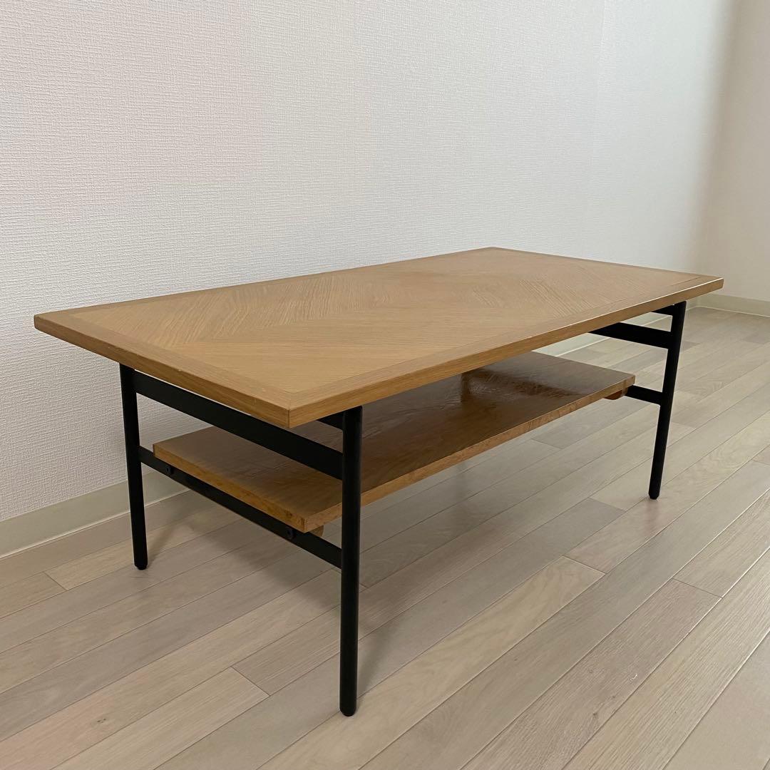 関家具　天然木 センターテーブル　ローテーブル　ナチュラル　幅1000mm