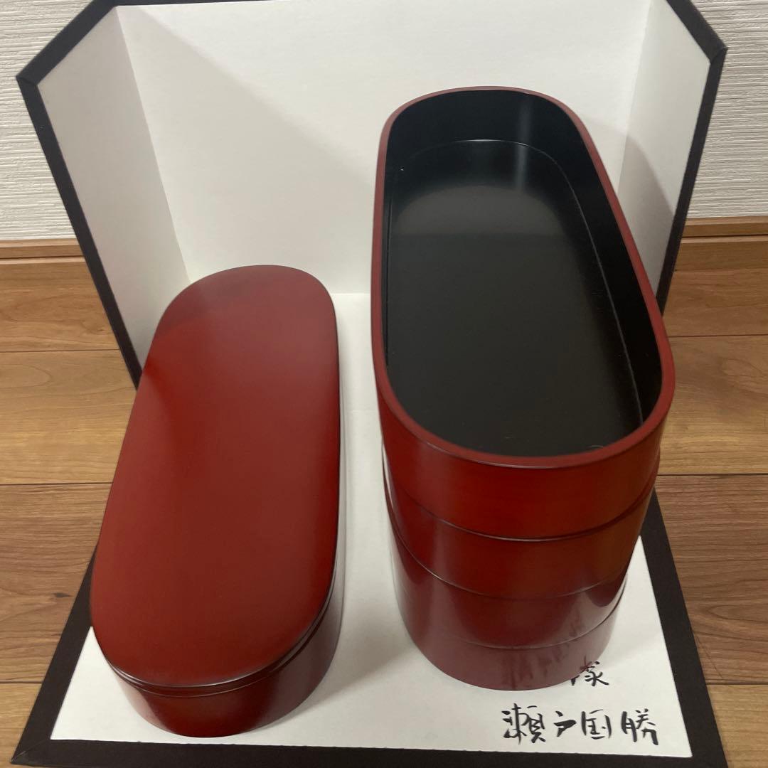 瀬戸國勝　輪島塗五段重箱