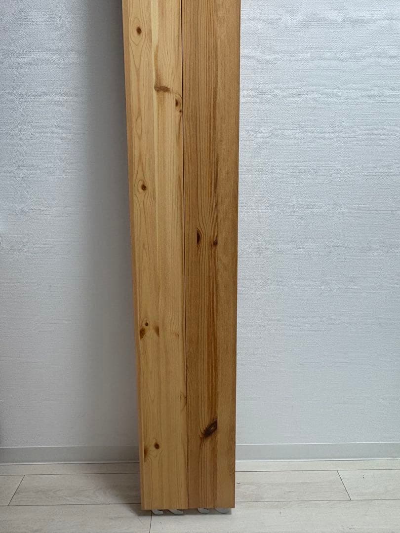 【引取限定】無印良品 シングルベッド パイン材②