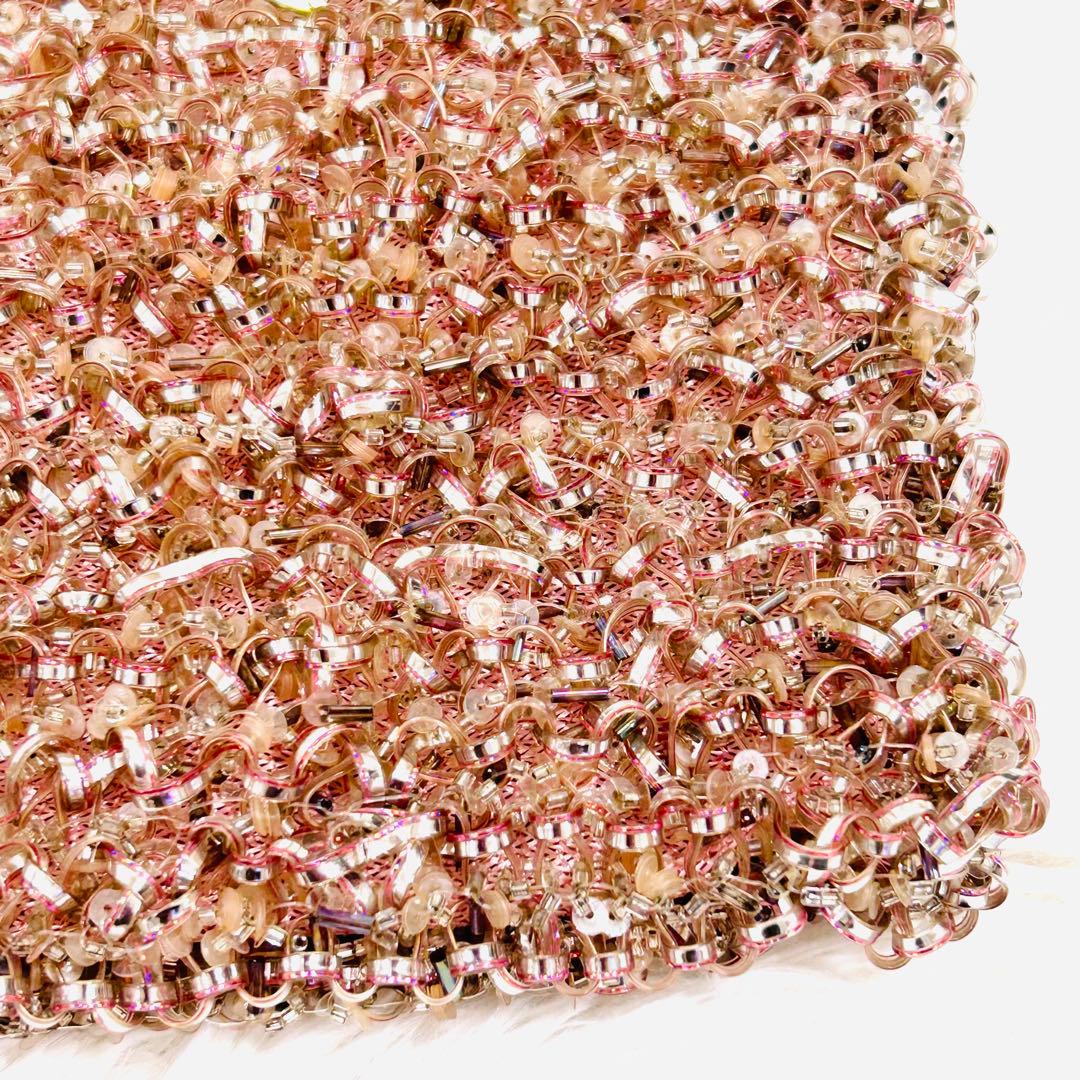 ANTEPRIMA ワイヤーグリッター　ハンドバッグ　裏地付　ピンク