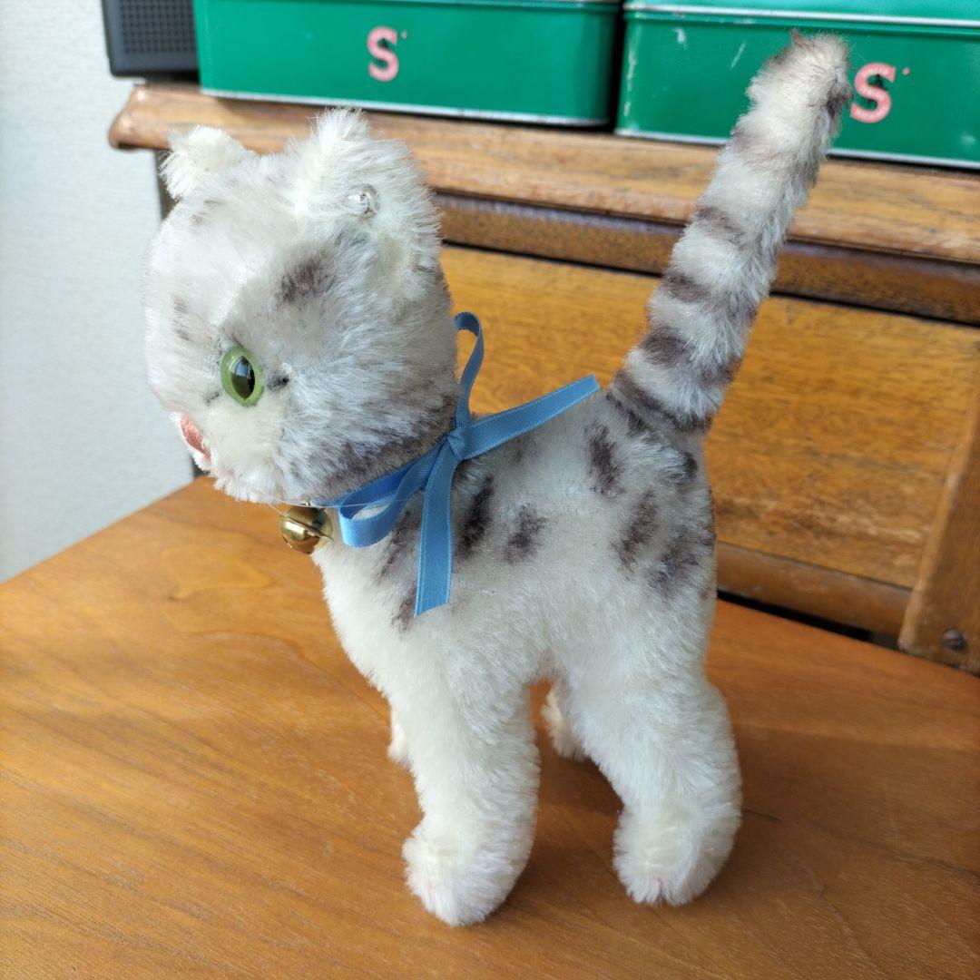 ビンテージ　シュタイフ　Lizzy　キャット　猫