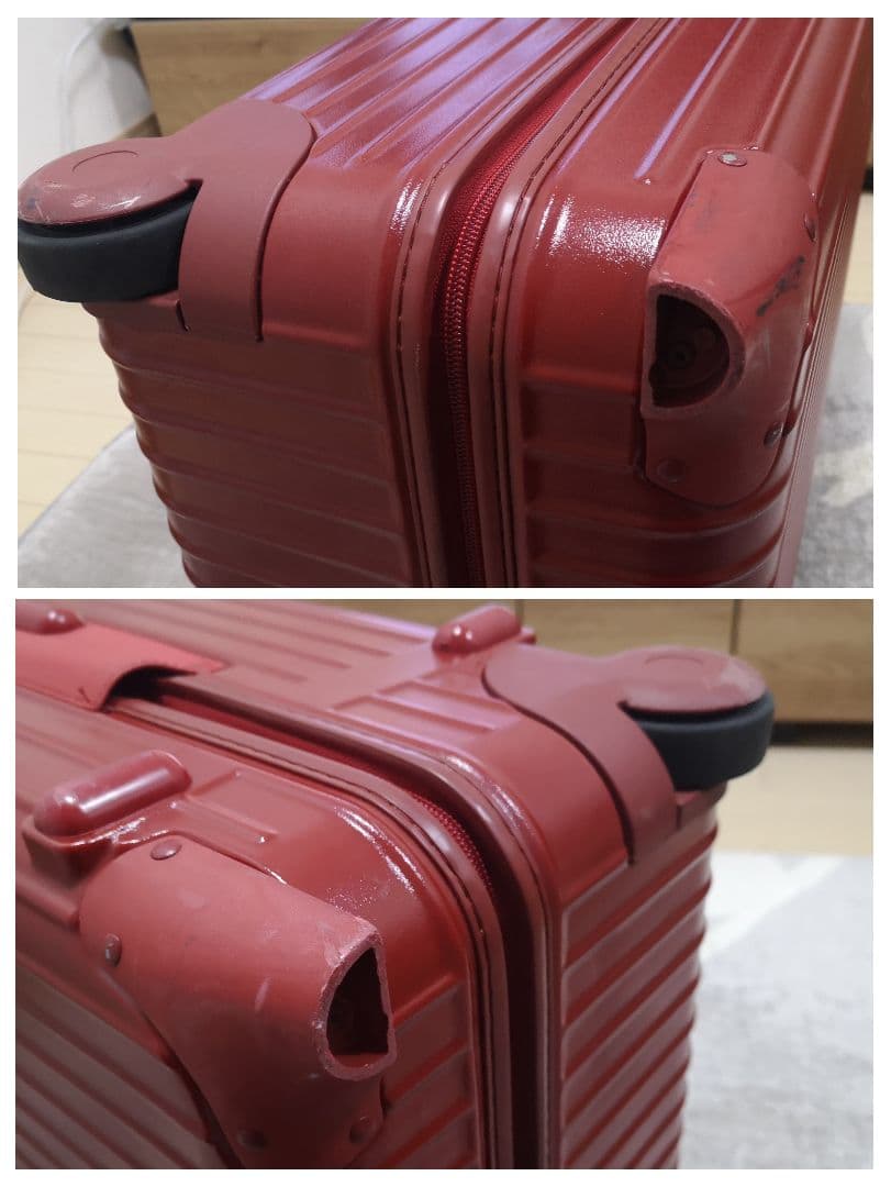 リモワ　サルサ　SALSA　キャリーケース　レッド　赤　2輪　スーツケース