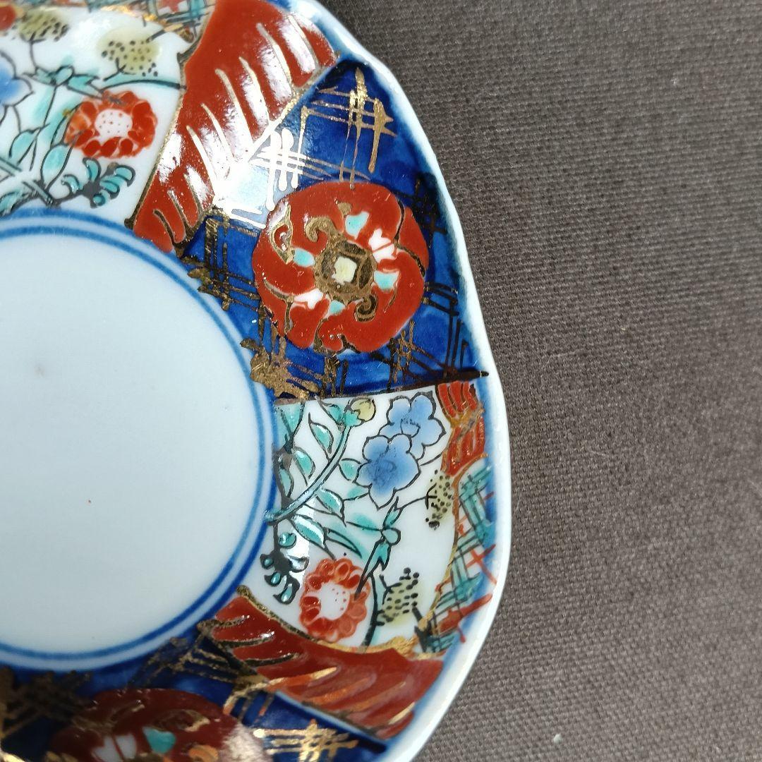 70　豆皿 12枚セット 印判皿 染付皿 伊万里焼 アンティーク 時代物 器