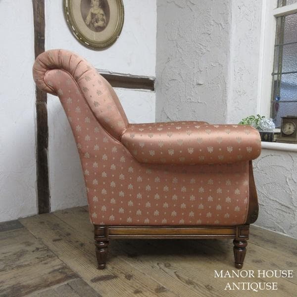 イギリス ビンテージ 家具 ソファ 1人掛け 椅子 店舗什器 英国 6310d
