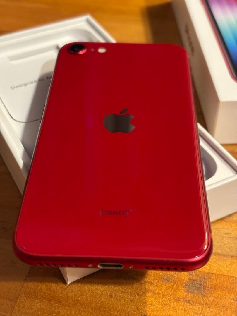 ジャンク品　iPhone SE 第3世代 128GB (PRODUCT)RED