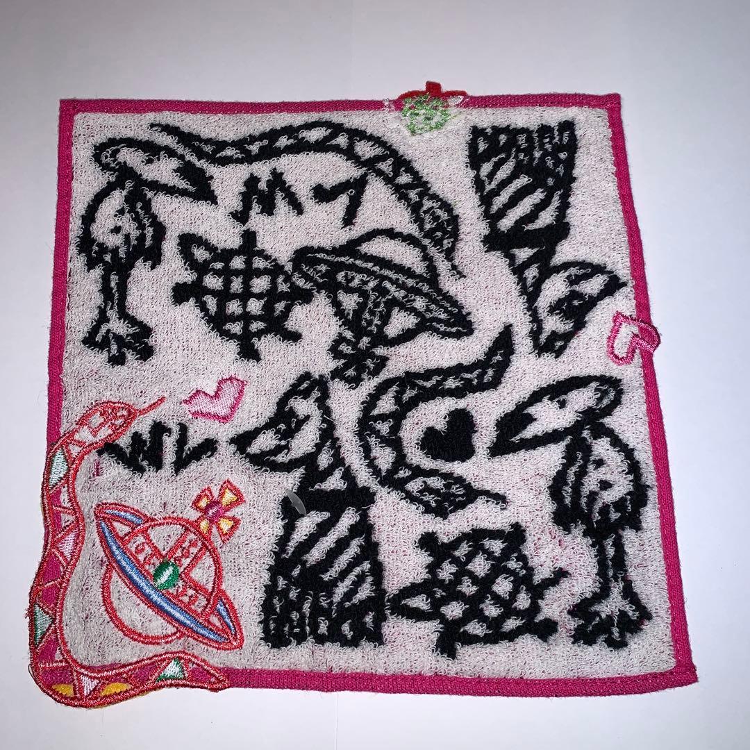 GUM！保管品！ヴィヴィアンウエストウッド タオルハンカチ5枚セット