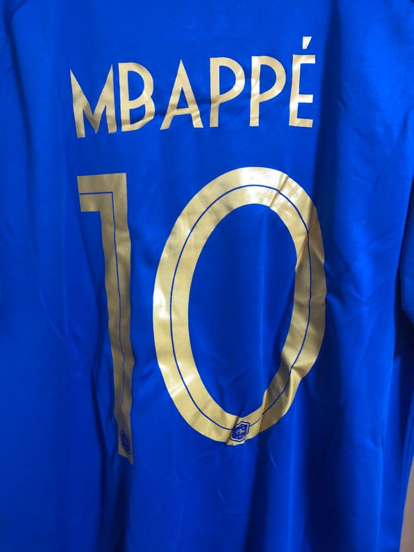 フランス代表 100周年記念 エムバペ W杯チャンピオンパッチ Lサイズ