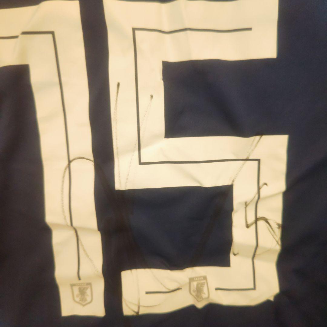 希少品！日本代表 adidas サッカーシャツ OSAKO 15（サイン付き）